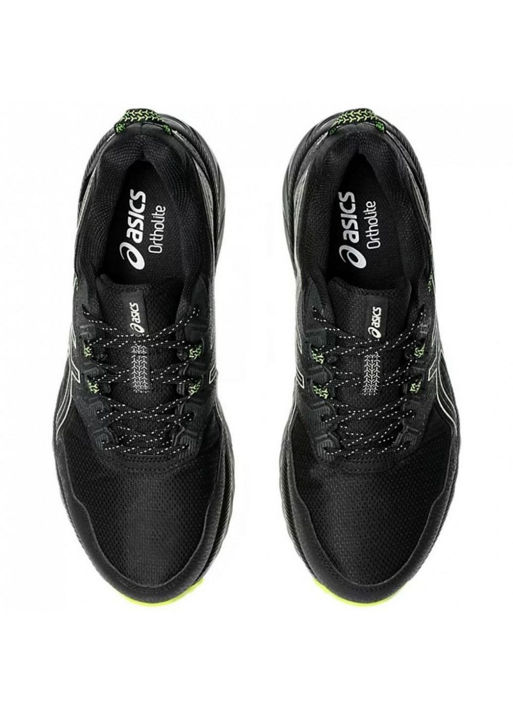 Черные зимние мужские беговые кроссовки gel-venture 9 waterproof 1011b705-003 Asics