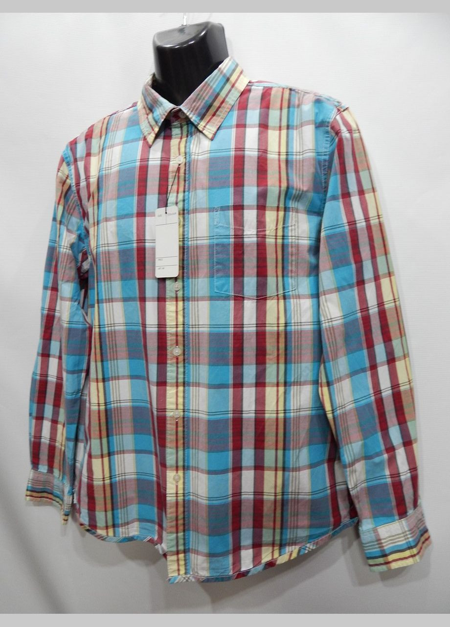 Цветная кэжуал рубашка в клетку No Brand