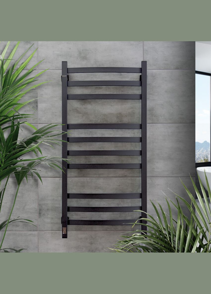 Полотенцесушитель электрический Avalon 480х1000 Sensor правый, черный муар 12203053-4810 Navin (266903453)