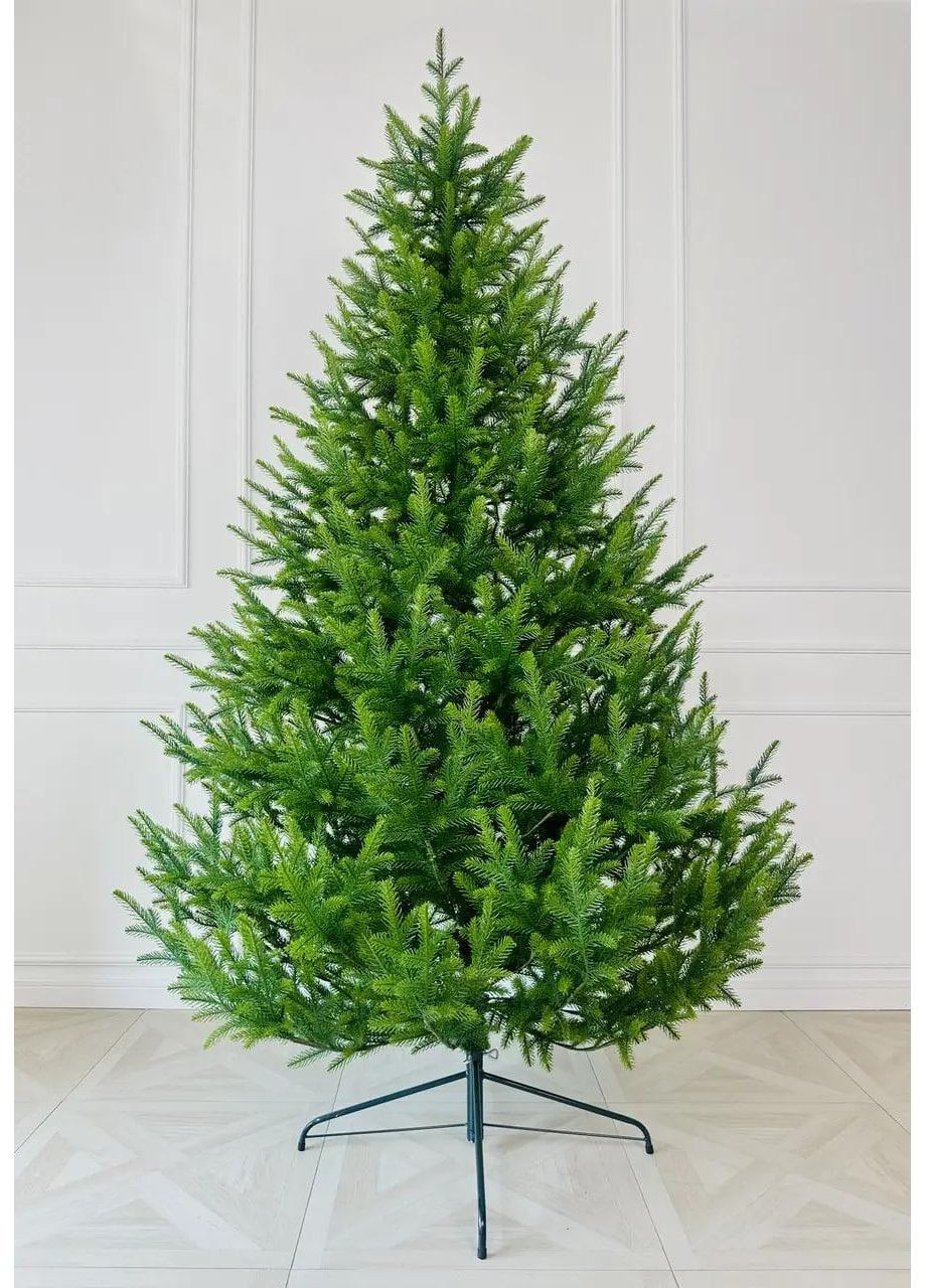 Елка искусственная литая SGH Forest Зеленая с градиентом молодой хвои 2,20 м HVOYA (366964373)