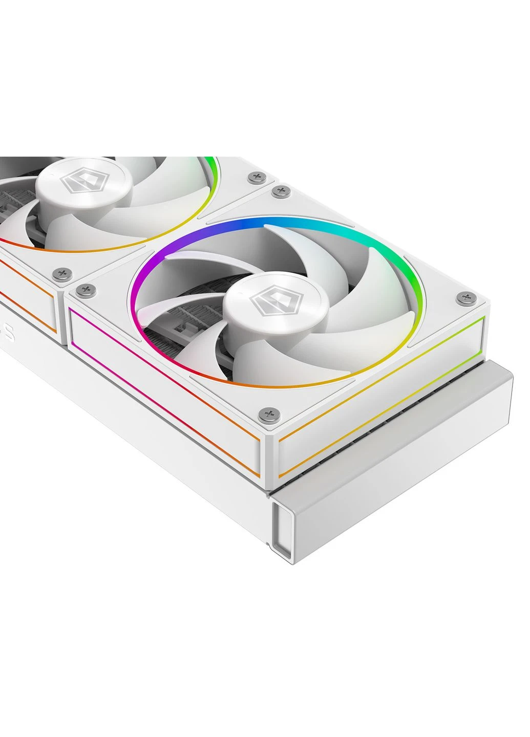 Система водяного охолодження Space LCD SL360 White, 3 вентилятори, ARGB підсвітка ID-Cooling (354738123)