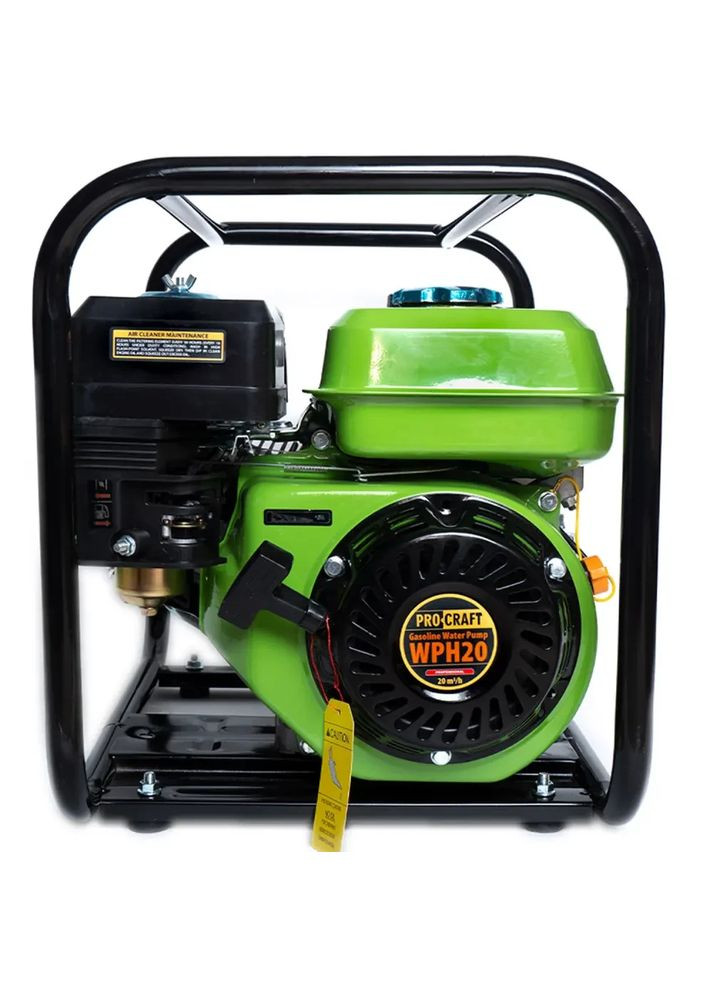 Бензинова мотопомпа WPH20 | 1.5" | 20 м3/год | 55 м | 4-тактний двигун | високий напір | фільтр і перехідники ProCraft (372296040)