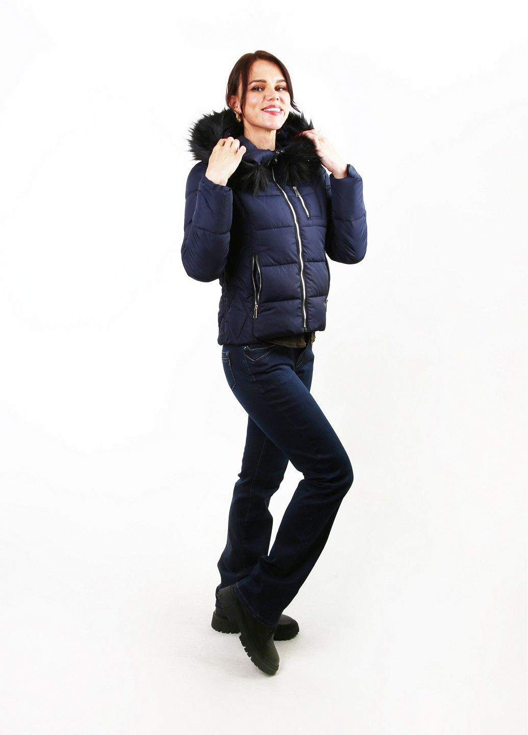 Темно-синя демісезонна куртка Mtp