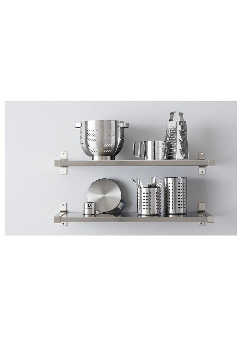Сушка для кухонних приборів ІКЕА ORDNING 18 см нержавіюча сталь (30131716) IKEA (267899813)
