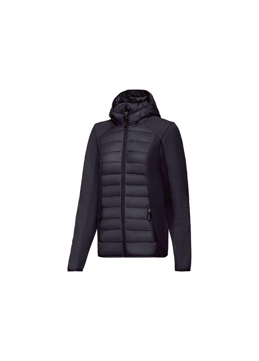 Черная демисезонная куртка демисезонная комбинированная oftshell / софтшелл для женщины 370200 s Crivit