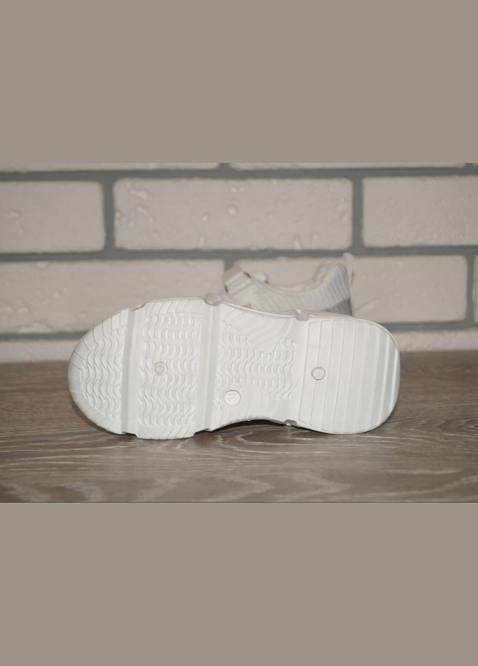 Белые демисезонные кроссовки детские белые с серым XIFA
