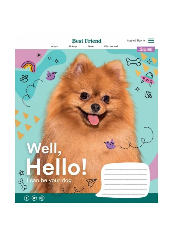 Тетрадь ученическая Well, Hello! 766302 12 л. (4823092274625)(SC) shop (4823092274625) 1 Вересня (339041629)