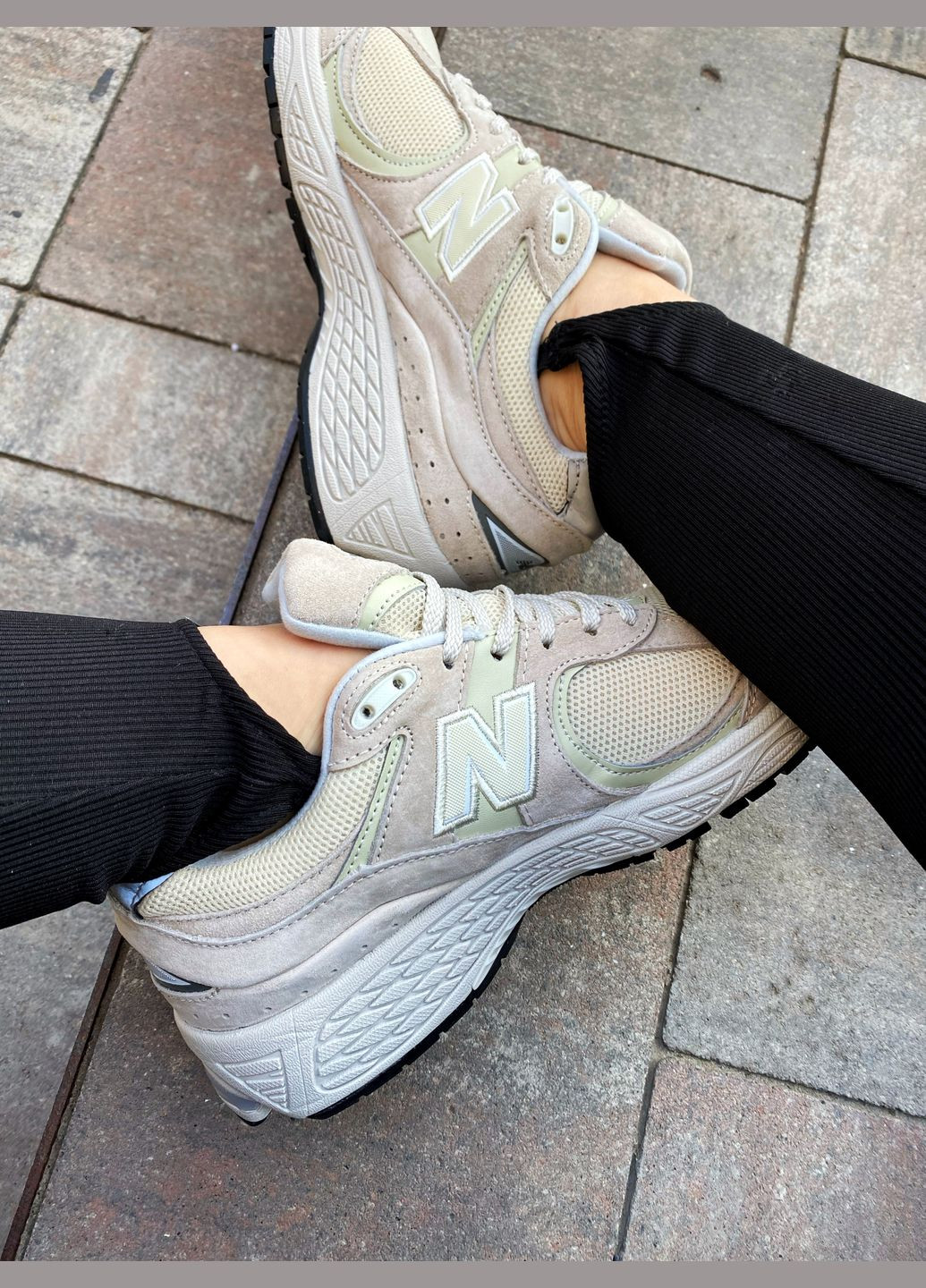 Кроссовки женские и мужские New Balance 2002R beige | Нью Беланс 2002R бежевые No Brand бежевые демисезоны (316663487)