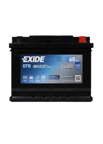 Акумулятор автомобільний (EL600) Exide START-STOP EFB 60A (369883860)