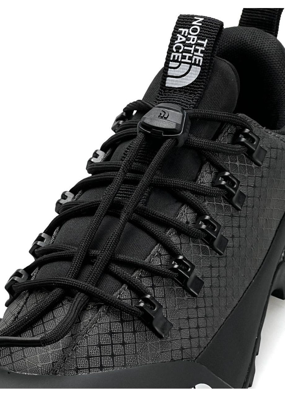 Темно-сірі Осінні кросівки чоловічі The North Face Glenclyffe Low GTX Black