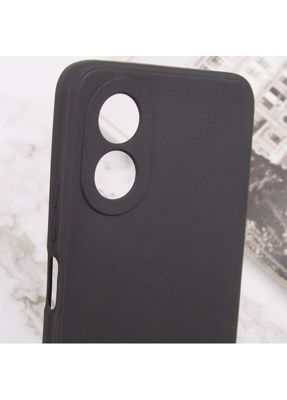 Силиконовый чехол Candy Full Camera для Oppo A58 4G Черный Epik (372163505)