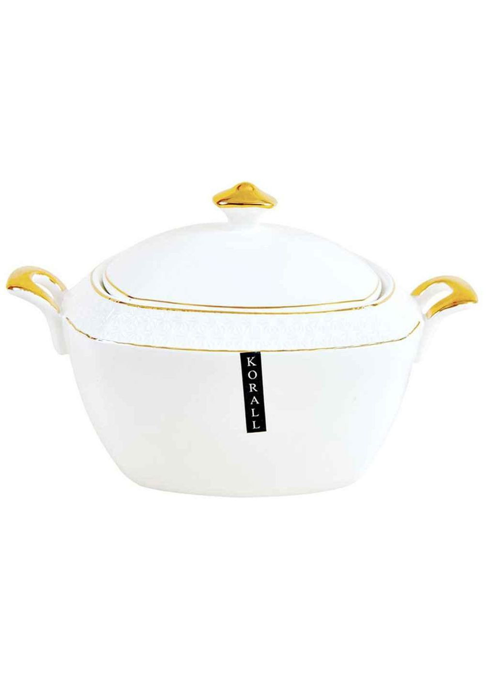 Супница 2500мл фарф. 10 квадратная Снежная Королева 801925А ТМ Interos (305202851)