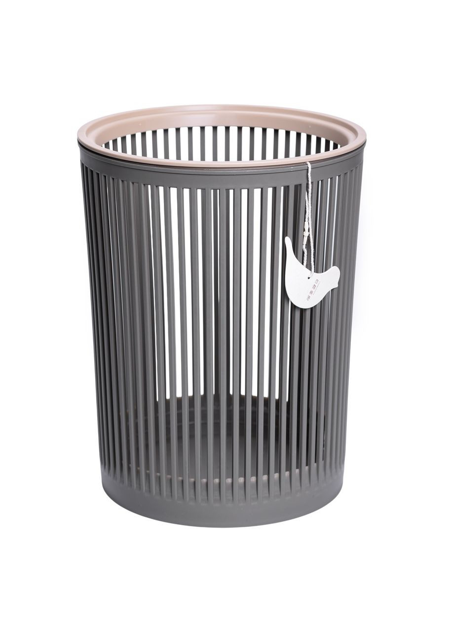 Кошик для сміття пластиковий в офіс для паперу 8 (л) кошик під сміття відро для сміття Сірий HP-45-8G Yiwu (370974206)