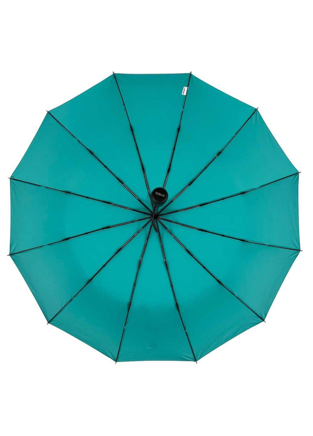 Однотонна парасолька-автомат на 12 спиць Toprain (289977462)