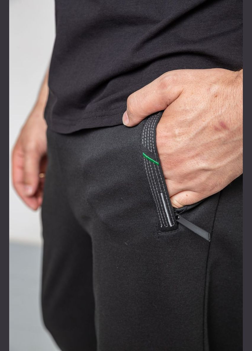 Черные спортивные демисезонные брюки Ager