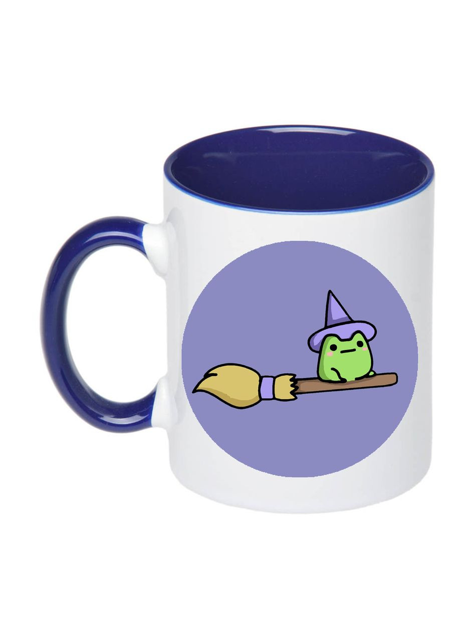 Чашка с печатью "Лягушка ведьма" 330мл (цвет) (20756) No Brand (312487377)
