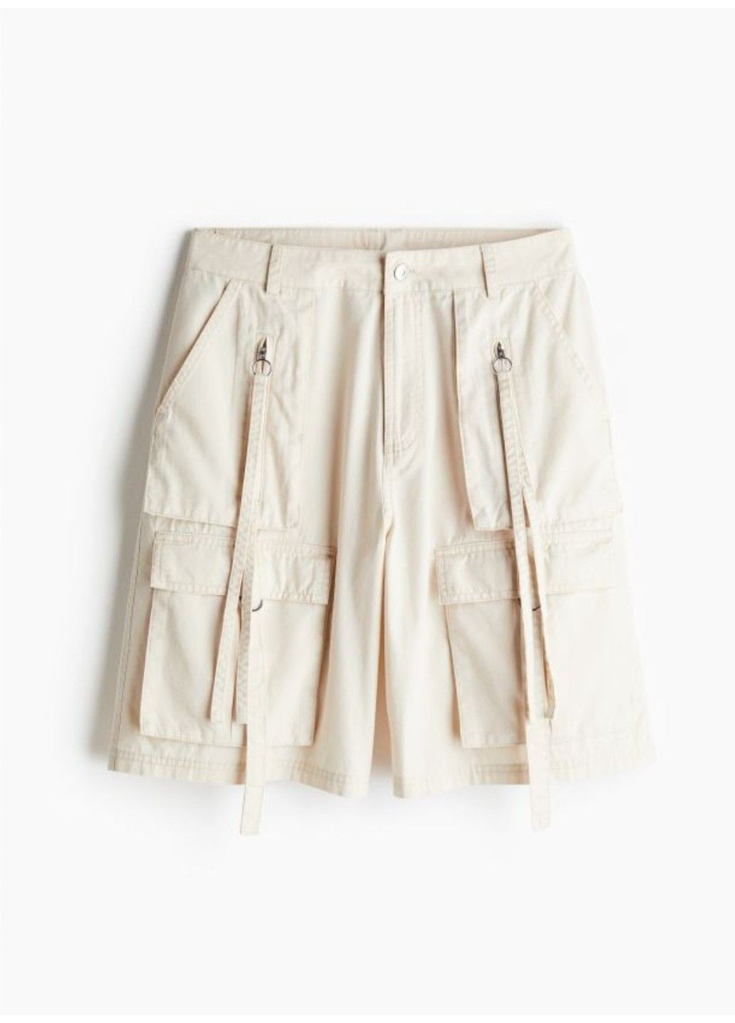 Жіночі шорти карго Н&М (57307) XS Світло-бежеві H&M (295263173)