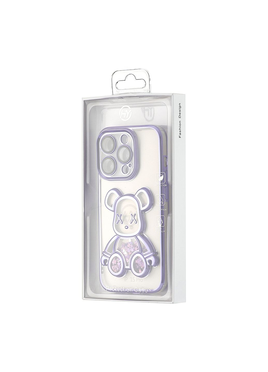 Чохол Shining Bear Protected Camera Purple Case iPhone 15 Pro (306654877)
