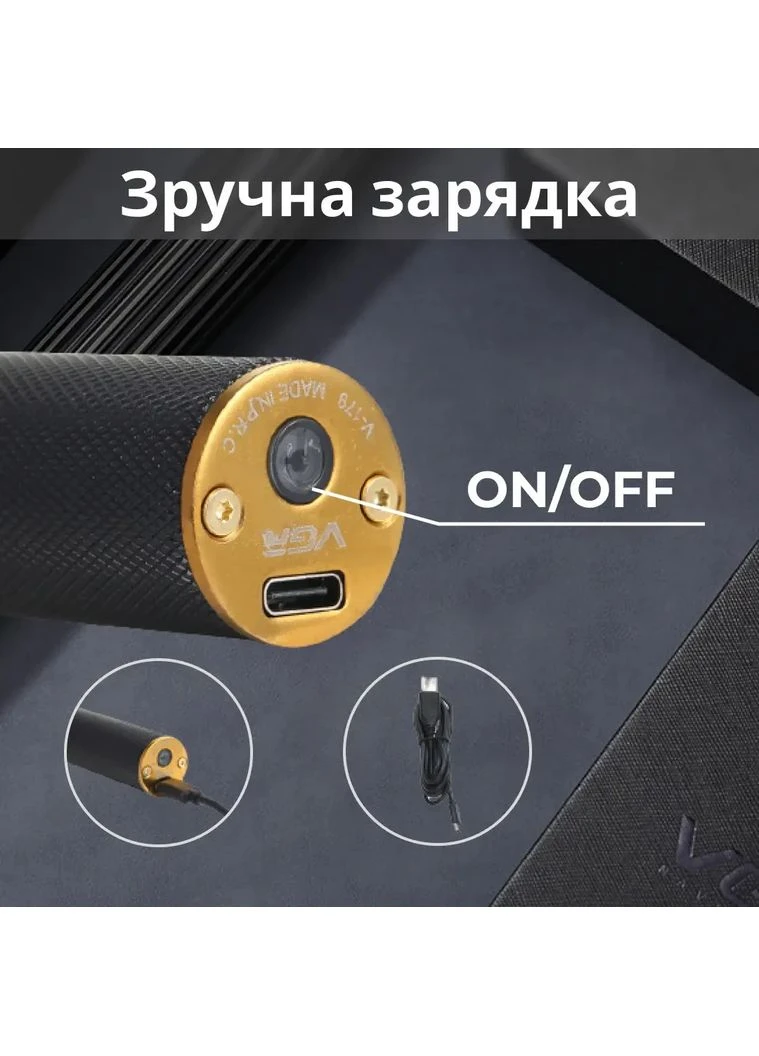 Триммер для стрижки аккумуляторный с насадками HP-V-179 VGR (382856272)