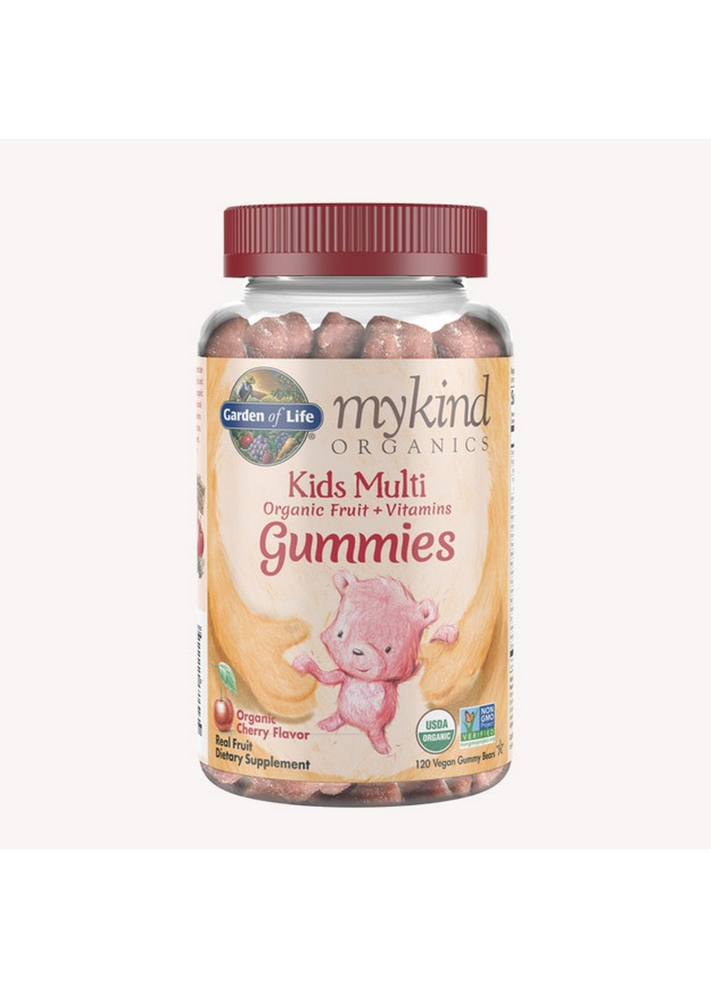 Витамины и минералы MyKind Organics Kids Multi, 120 мармеладок Органическая вишня Garden of Life (293482268)