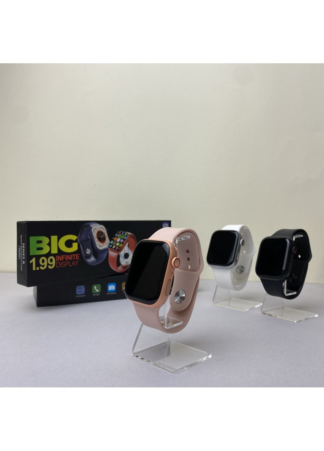 Умные часы Smart Watch Т800 Pro Max Розовый No Brand (364119611)