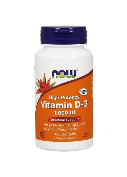 Vitamin D-3 1000 IU 360 Softgels Now Foods (362419233)