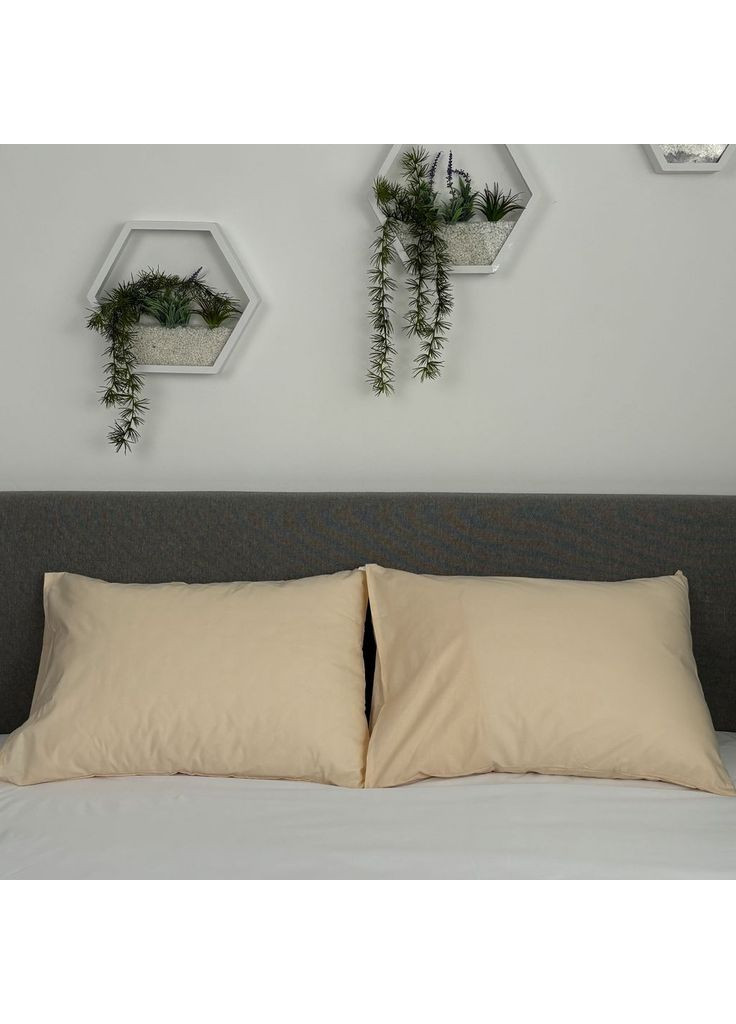 Комплект наволочок, 50х70 см (скрутка) (Кремовий) ТЕП (365822273)