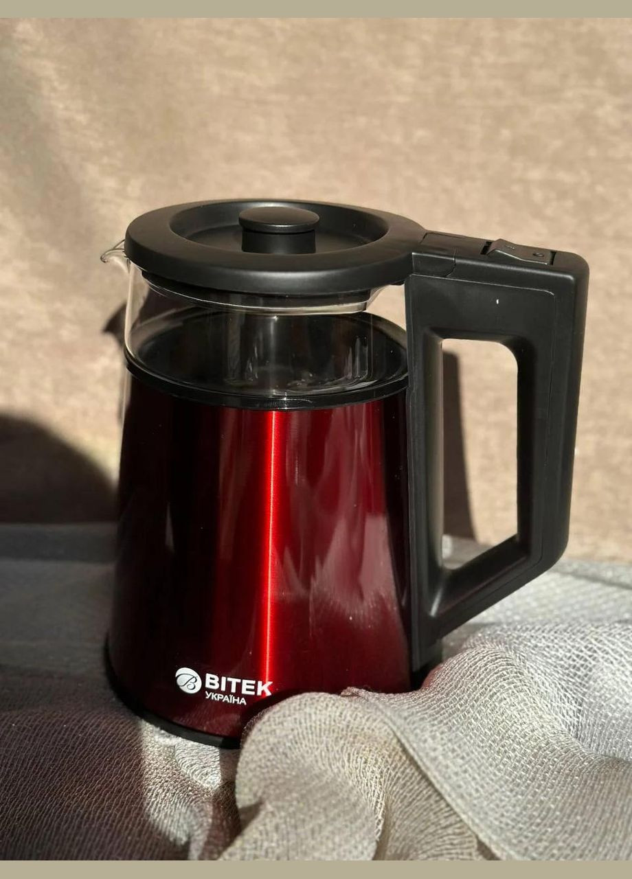 Електрочайник BT-7815 електрочайник для дома Красный 1.8 л 2000 Вт BiTEK (315344990)