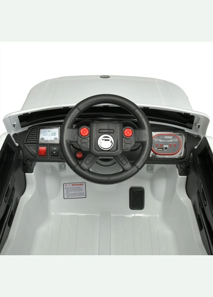 Дитячий електромобіль Джип M 4837EBLR-1 білий до 40 кг No Brand (386618035)