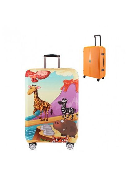 Чохол для дорожньої валізи на валізу захисну 18-21" S, Тварини, 106324 No Brand (371896996)