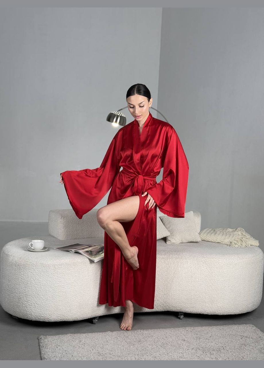 🤍Шовковий халатик Luna (338181914)