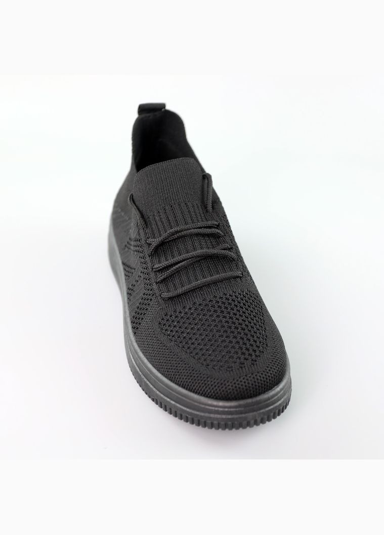 Кроссовки женские Fashion чёрные демисезоны (301634210)