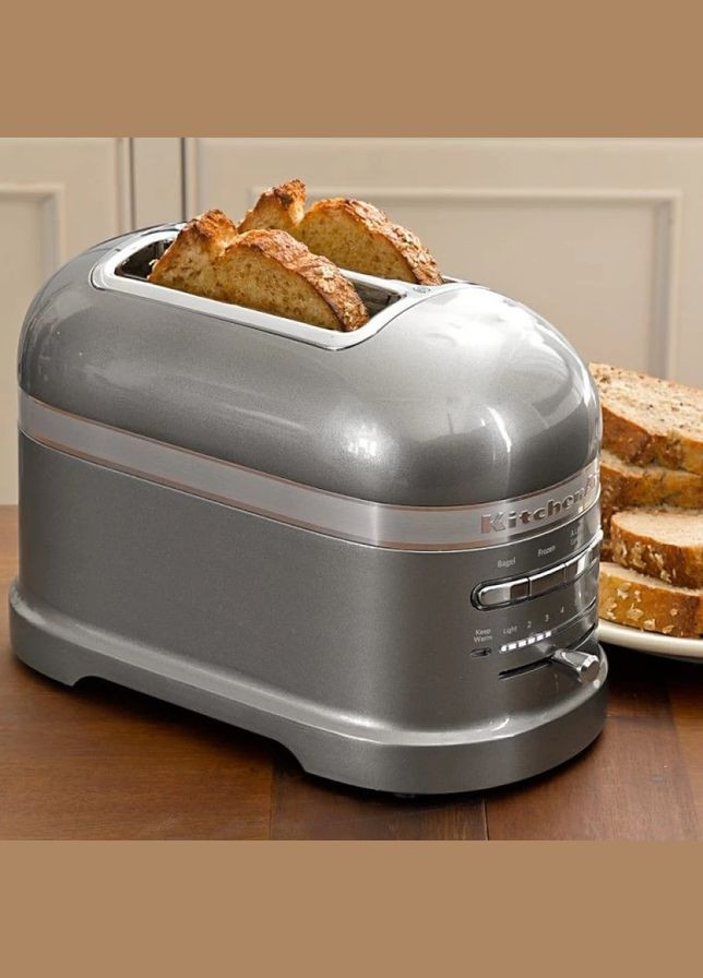Тостер Artisan 5KMT2204EMS 1250 Вт серебристый KitchenAid (364110091)