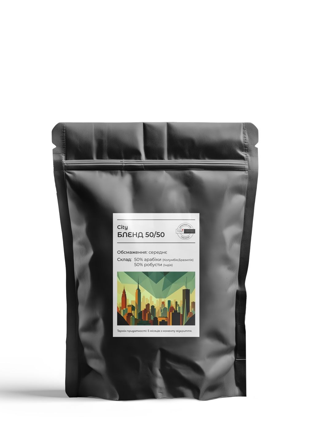 Кофе бленд 50% арабики, 50% робусты City Toni Coffee (313400648)