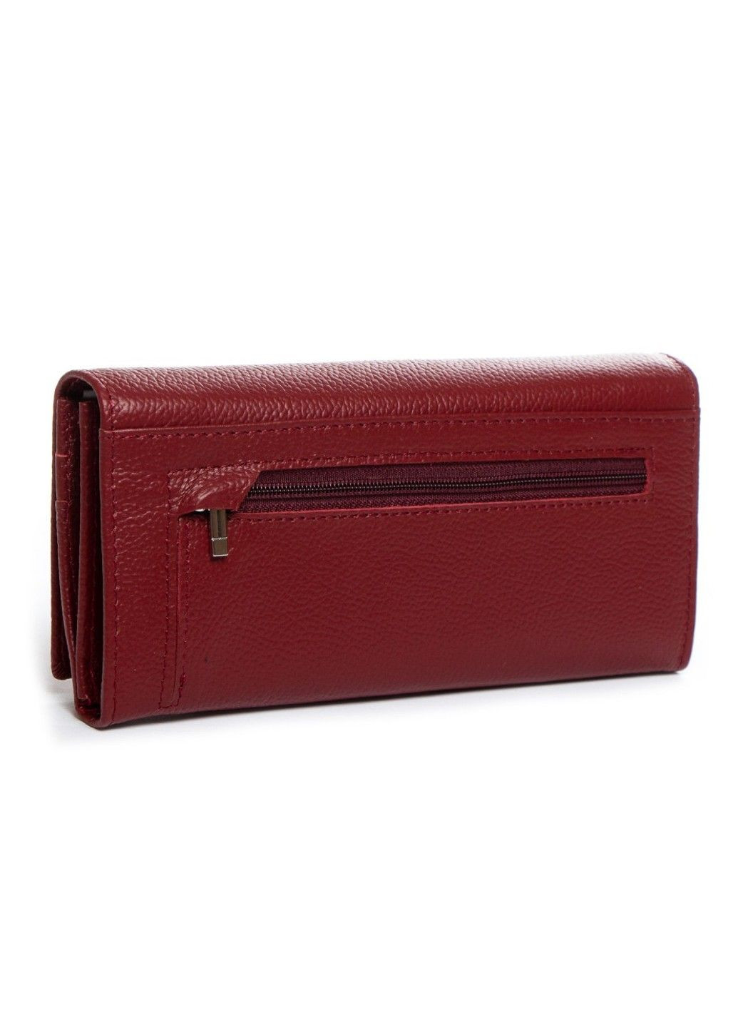 Шкіряний жіночий гаманець Classik wine-red Dr. Bond (282557188)