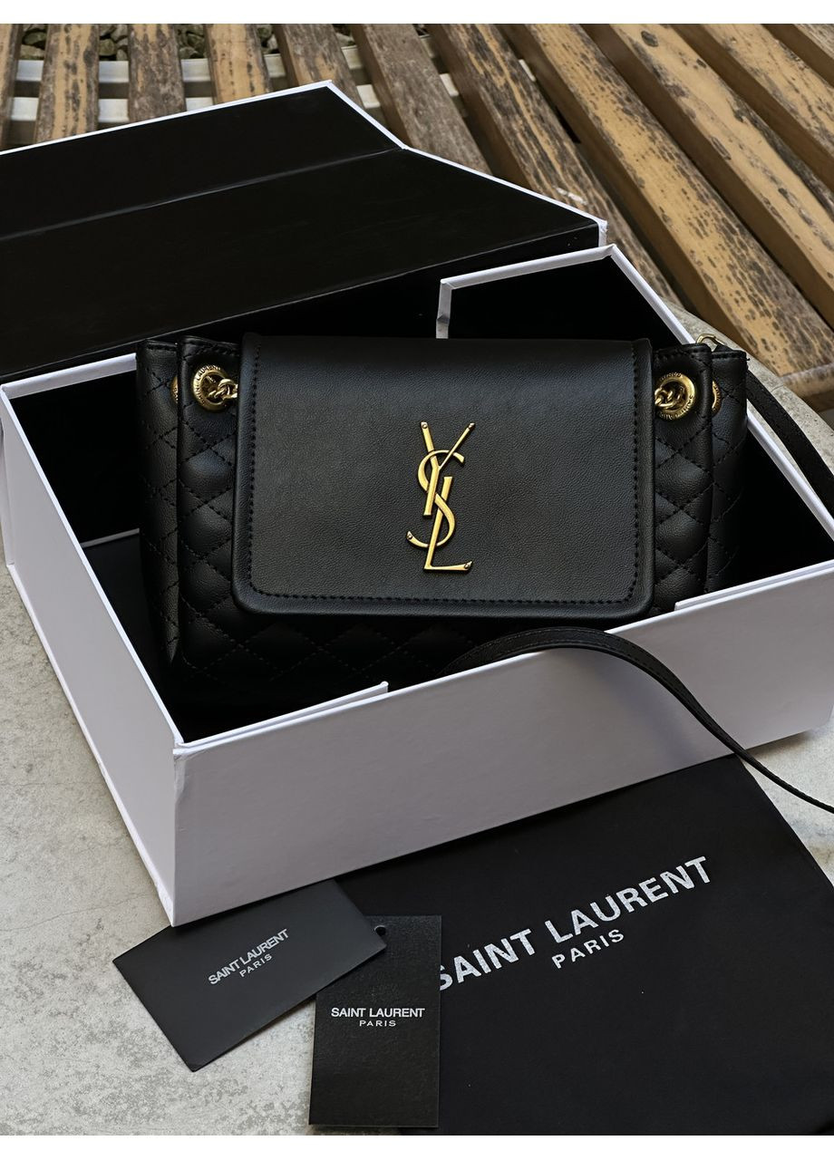 Сумка женская Nolita Medium in Lambskin Black Gold No Brand (355343123)