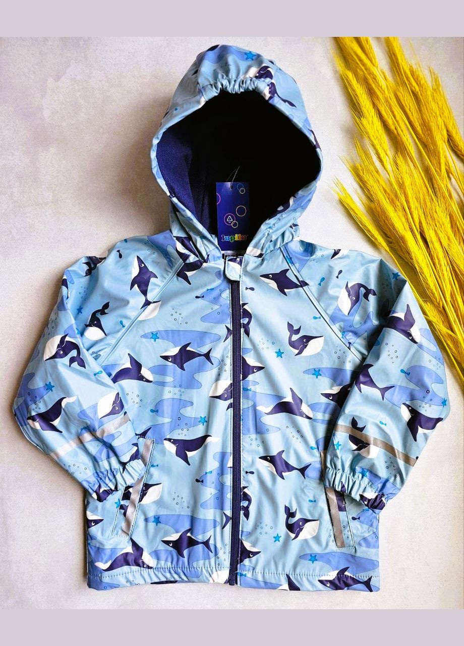 Дощовик куртка на флісі грязепруф 110-116см ☔️Куртка ветрівка дитяча☔️Куртка водонепроникна демісезонна Lupilu Куртка та Напівкомбінезон (304536581)