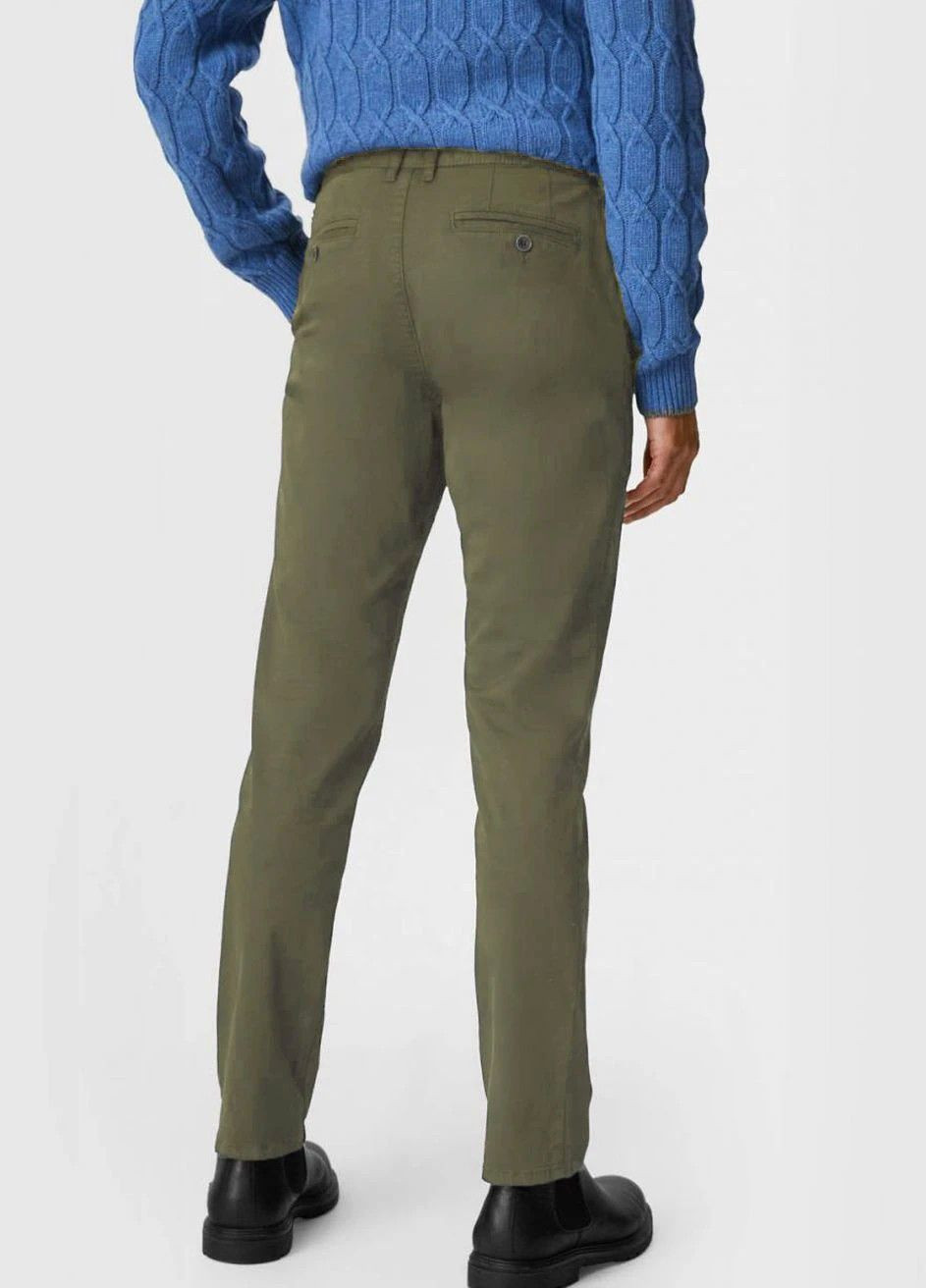 Хаки кэжуал демисезонные брюки C&A