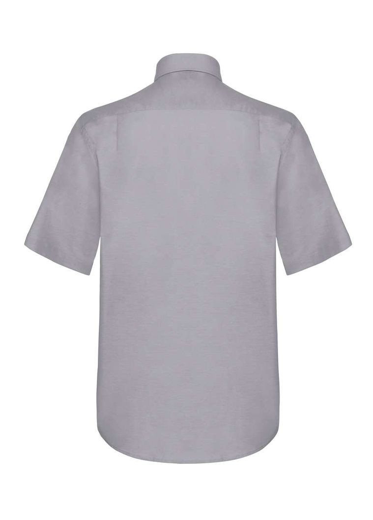 Светло-серая классическая, кэжуал рубашка Fruit of the Loom