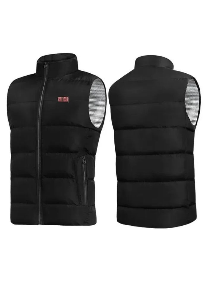 Жилетка з підігрівом BauTech PRO 2025 9 зон нагріву 3 рівня тепла карбонові нагрівачі чорна (2104618881) No Brand (370984718)