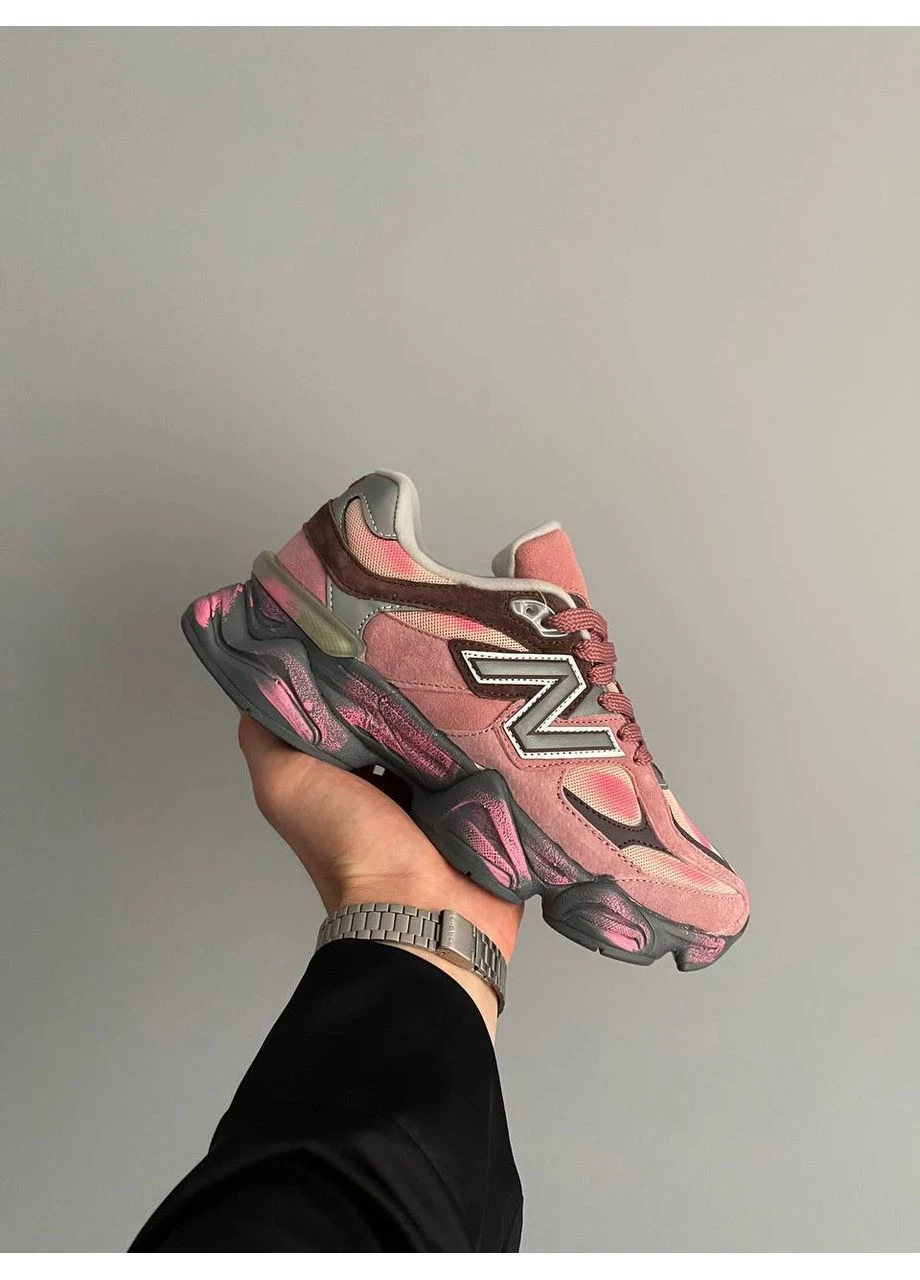 Женские кроссовки 9060 Pink Custom U9060TRU () No Brand 1929 розовые всесезоны (378578578)