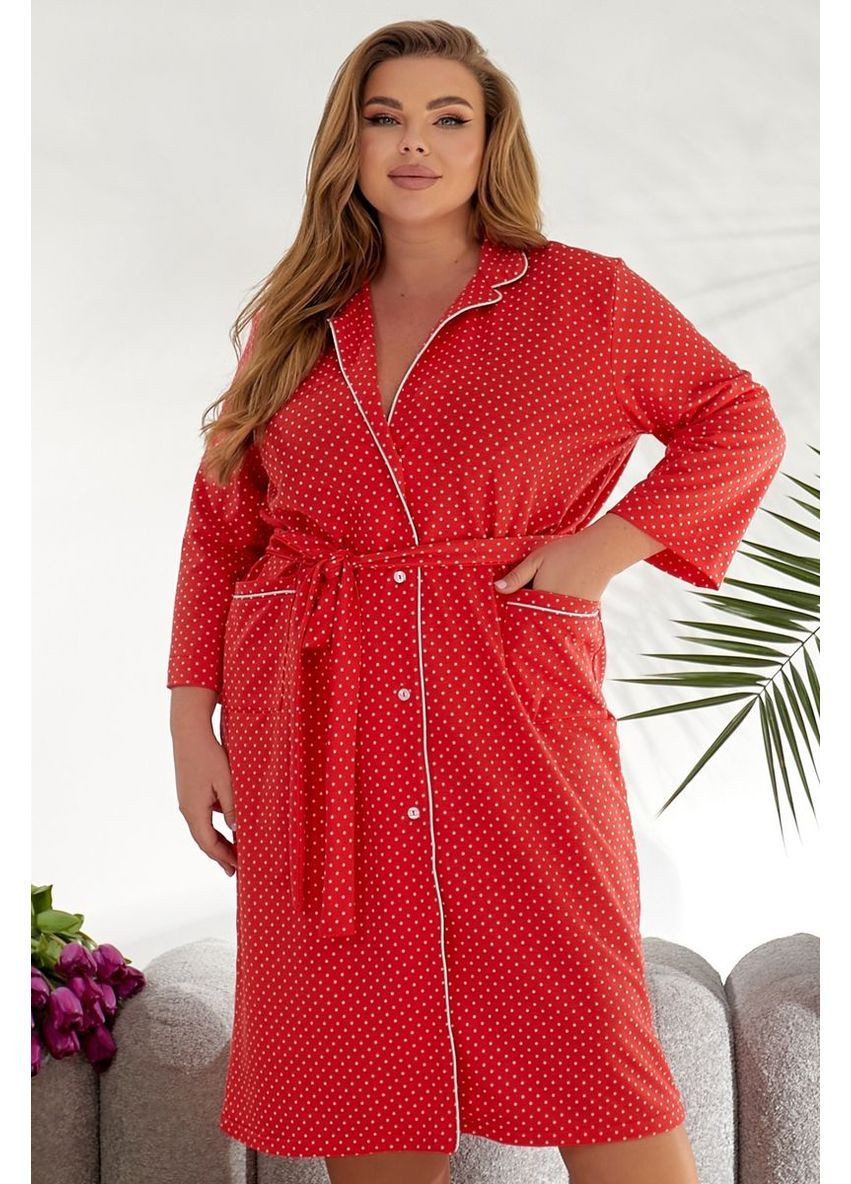 Халат женский домашний в горошек Ager 257R334 (364672670)