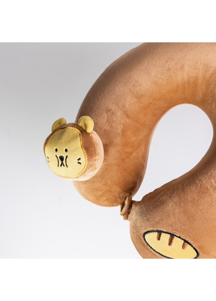 Подушка для шиї Lion U-подібна ортопедична рогалик для комфорту в дорозі підтримка шийного відділу Yiwu (370603239)