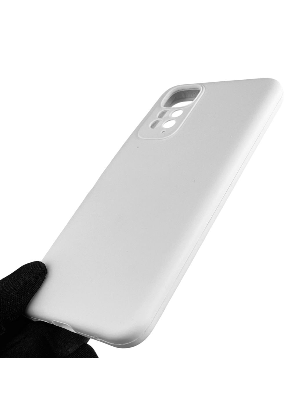 Чохол для Redmi Note 11S силіконовий з мікрофіброю нековзний на сяомі редмі нот 11с білий Xiaomi (366386452)