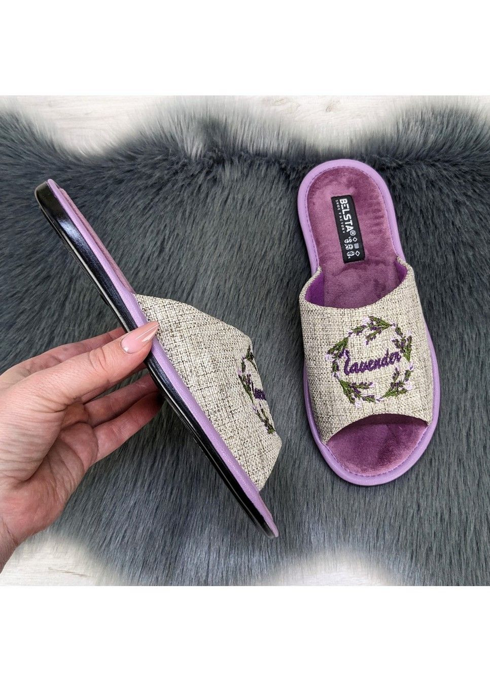 Тапочки жіночі домашні з відкритим носком Белста (303677922)