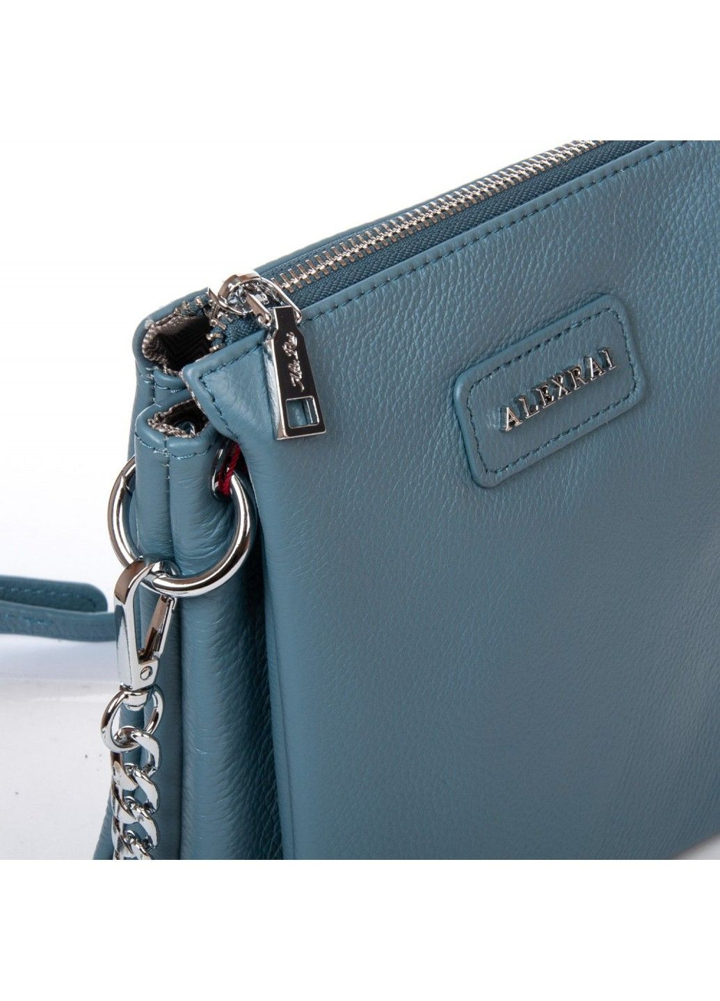 Жіноча шкіряна сумка класична 97006 blue Alex Rai (293765267)