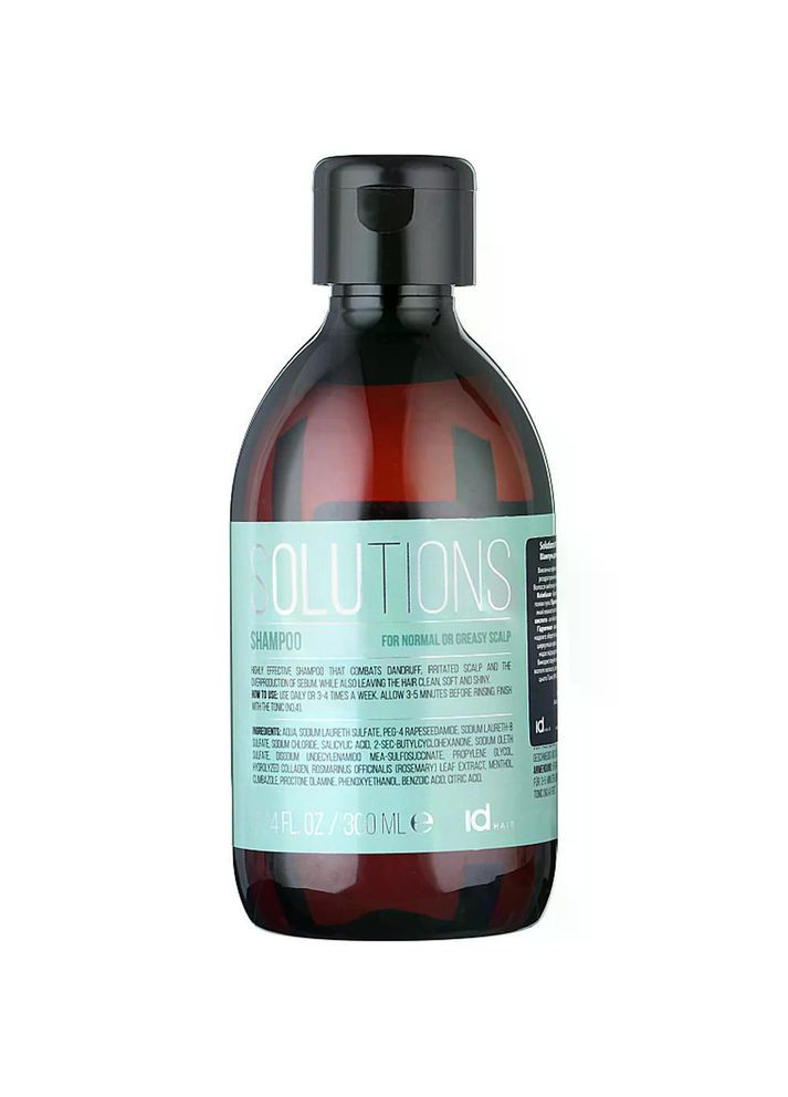 Шампунь для нормальной и жирной кожи головы Solutions №1 Shampoo 300 мл idHair (356505737)