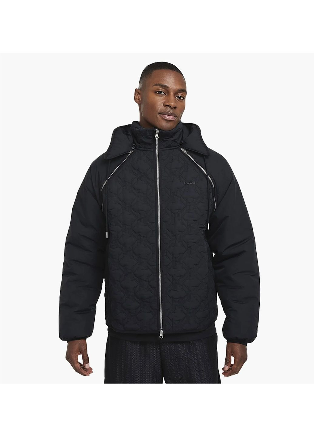 Черная куртка мужская lebron therma-fit adv insulated basketball black Nike