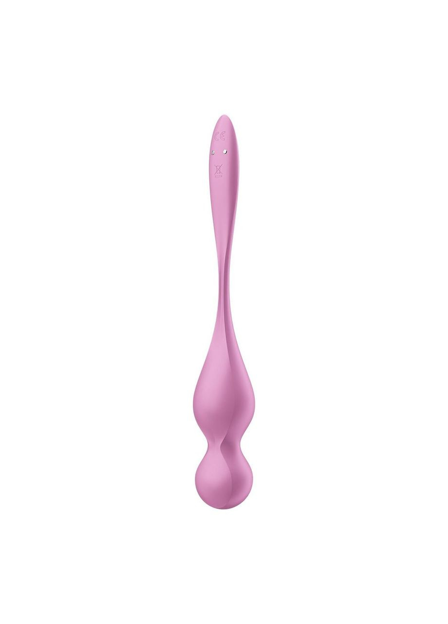 Вагинальные смарт-шарики с вибрацией Love Birds 1 Connect App Pink, 78 г Satisfyer (303882129)