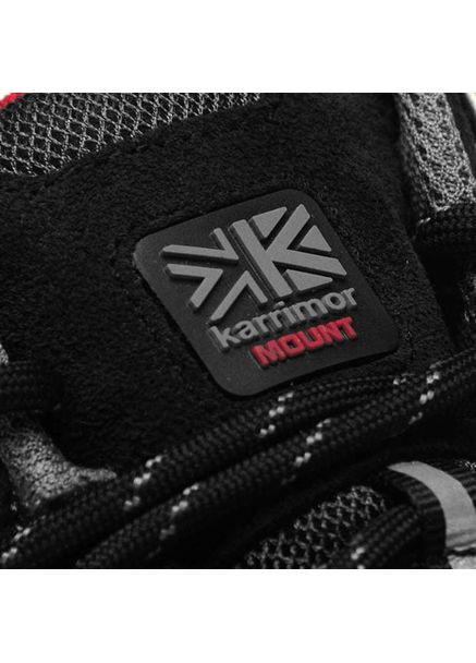 Черные осенние ботинки mount mid junior walking shoes black 3(35.5) Karrimor